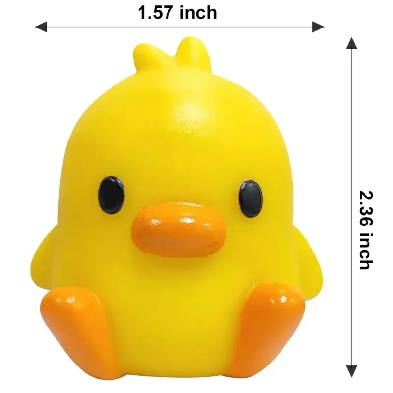 lámpara nocturna kawaii de patito sin encender con medidas