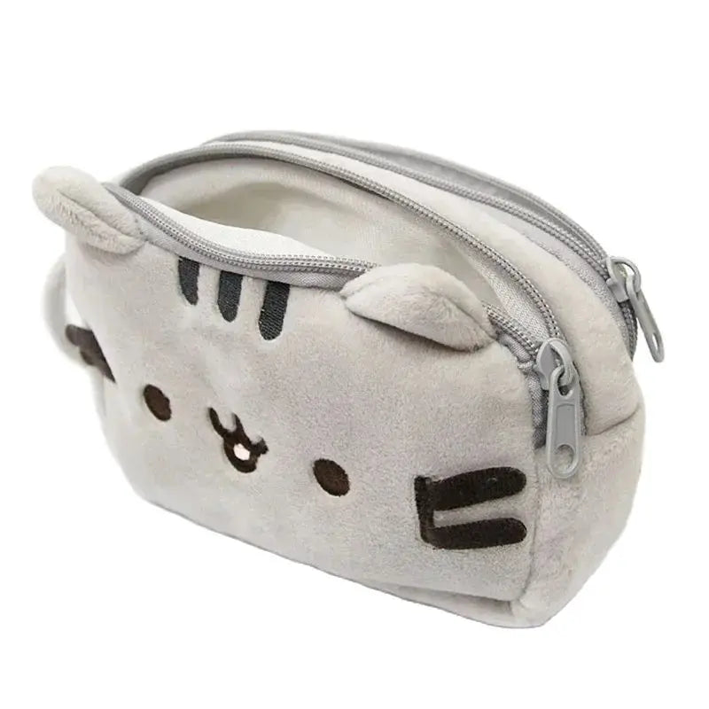 estuche kawaii de gato, vista lateral