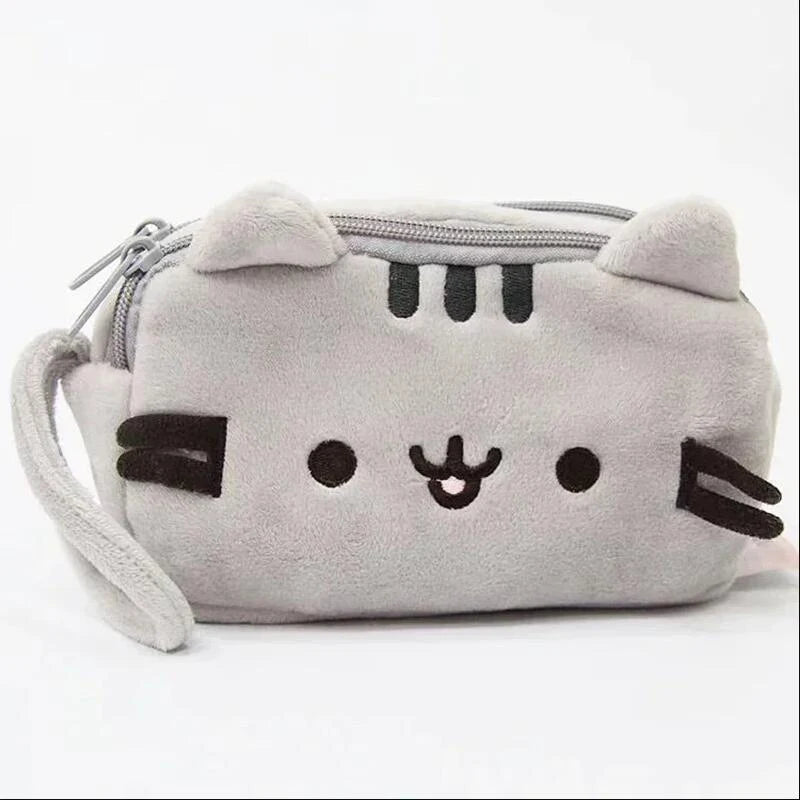estuche kawaii de gato, vista frontal