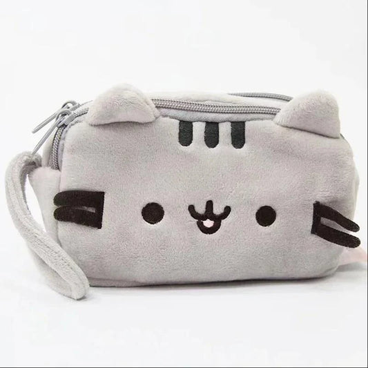 estuche kawaii de gato, vista frontal